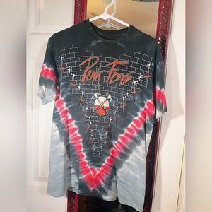 Pink Floyd Red and Black Graphic Tee